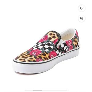 VANS -Rose/animal print